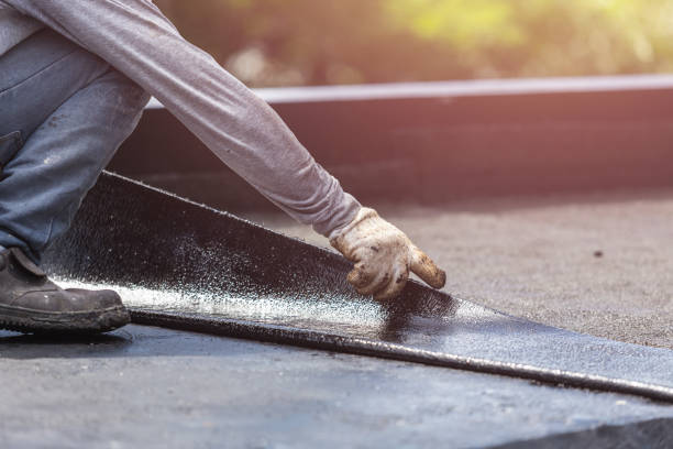 Professional Basement Waterproofing technician working in Jefferson, WI